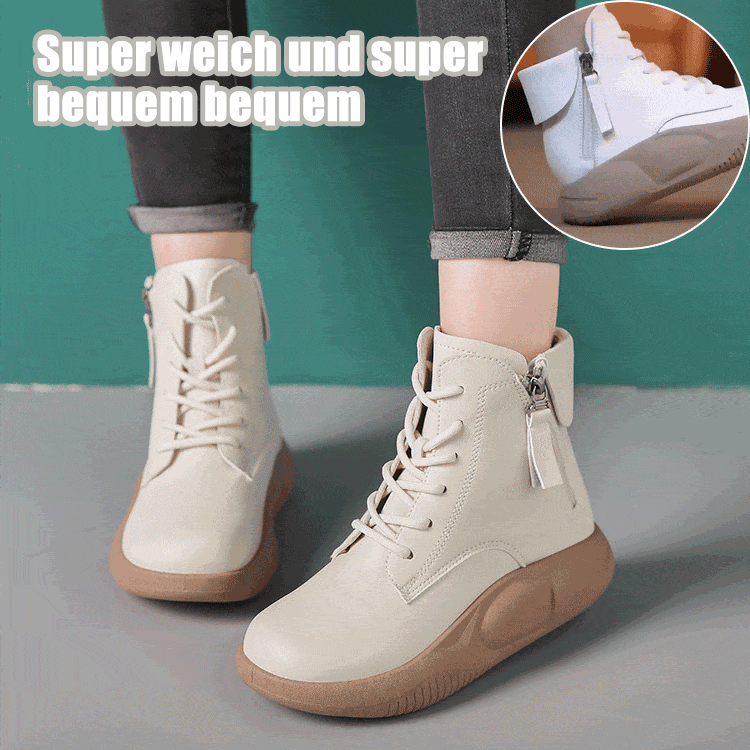 Hochhackige Schuhe mit weicher Sohle