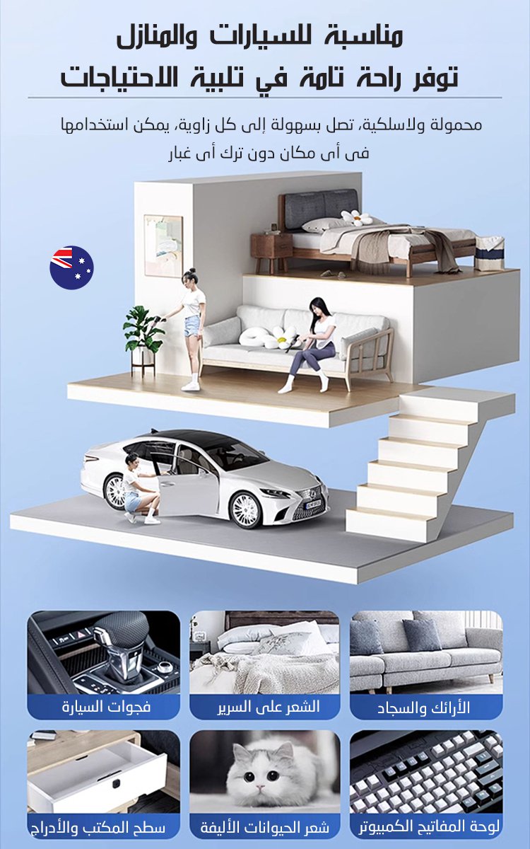 مكنسة كهربائية ذكية بتقنية AI عالية المستوى في المملكة المتحدة