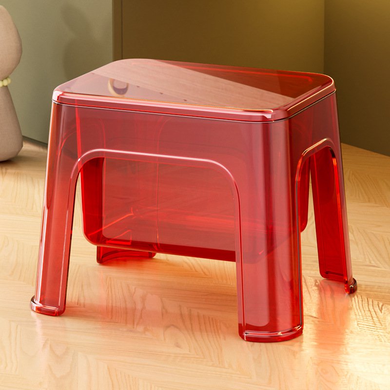 Clear Multifunctional Storage Stool