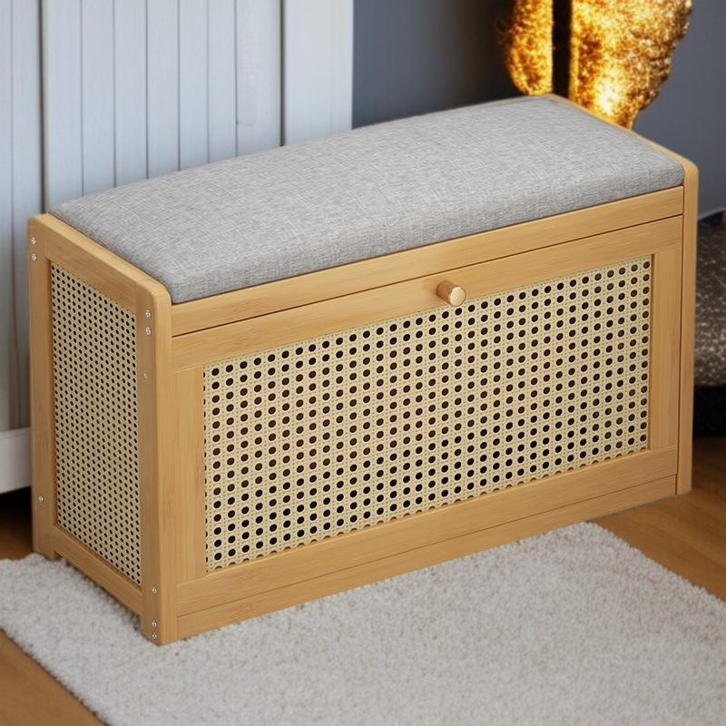 Multifunctional shoe rack and cabinet bench for hallway