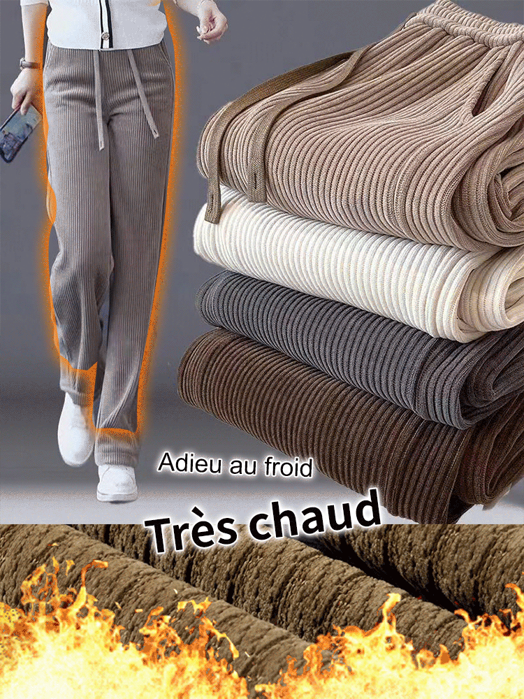 Pantalon large décontracté et confortable