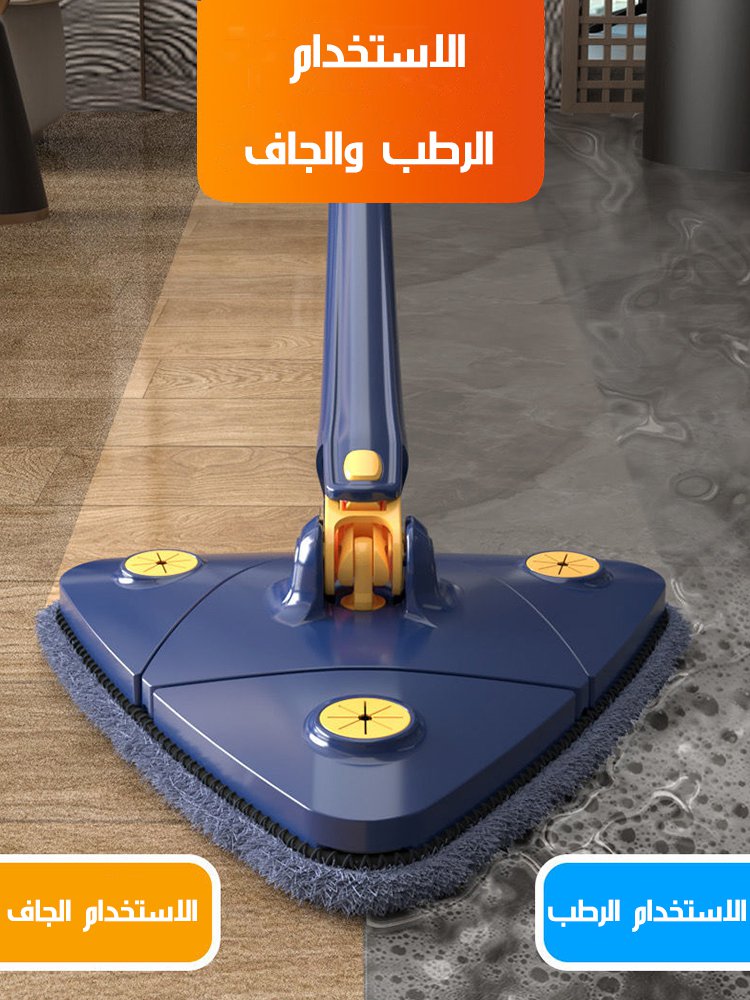 ممسحة متعددة الوظائف ذاتية التجفيف على شكل مثلث من ماركة يابانية