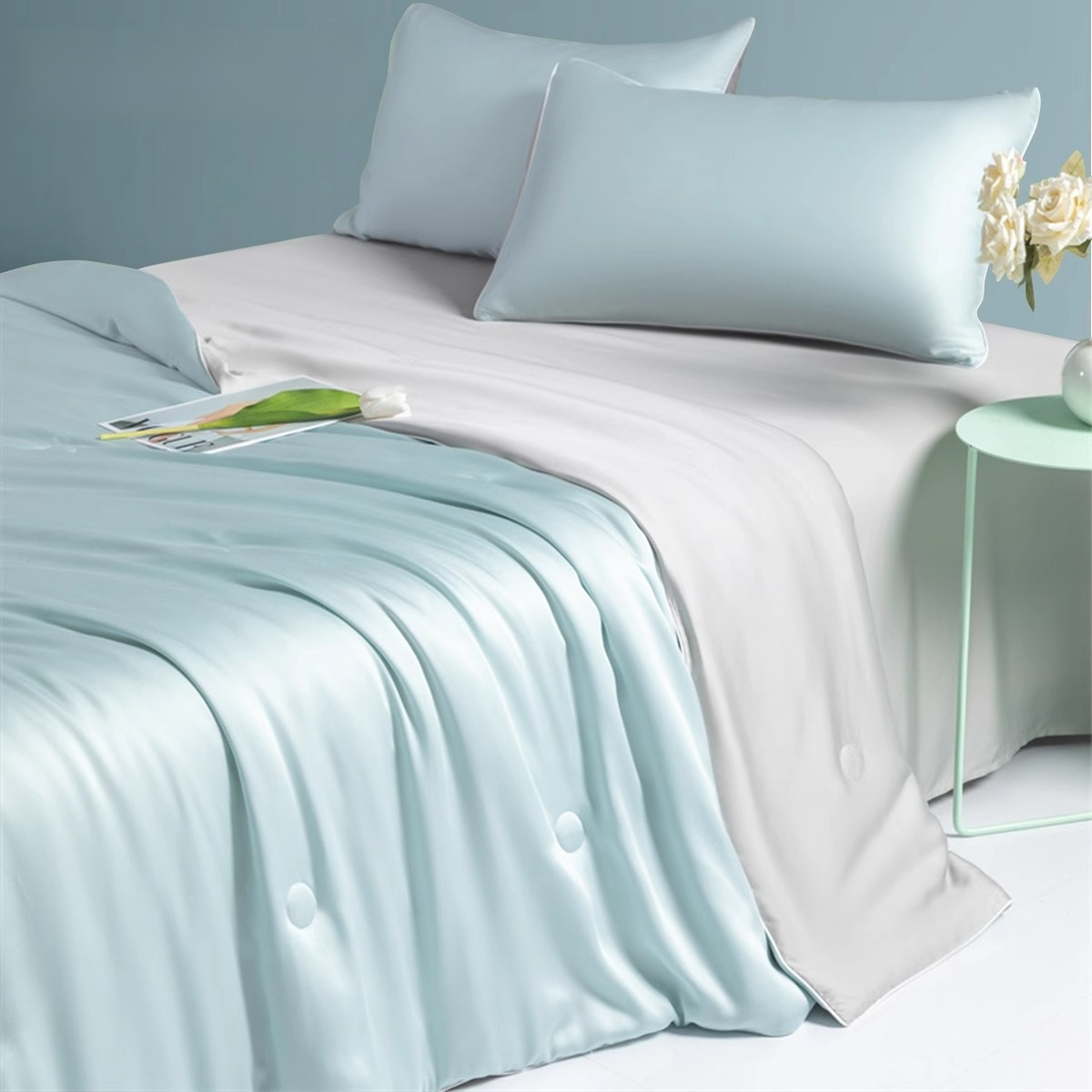 ชุดผ้าห่มปรับอากาศคู่ (4 ชิ้น)