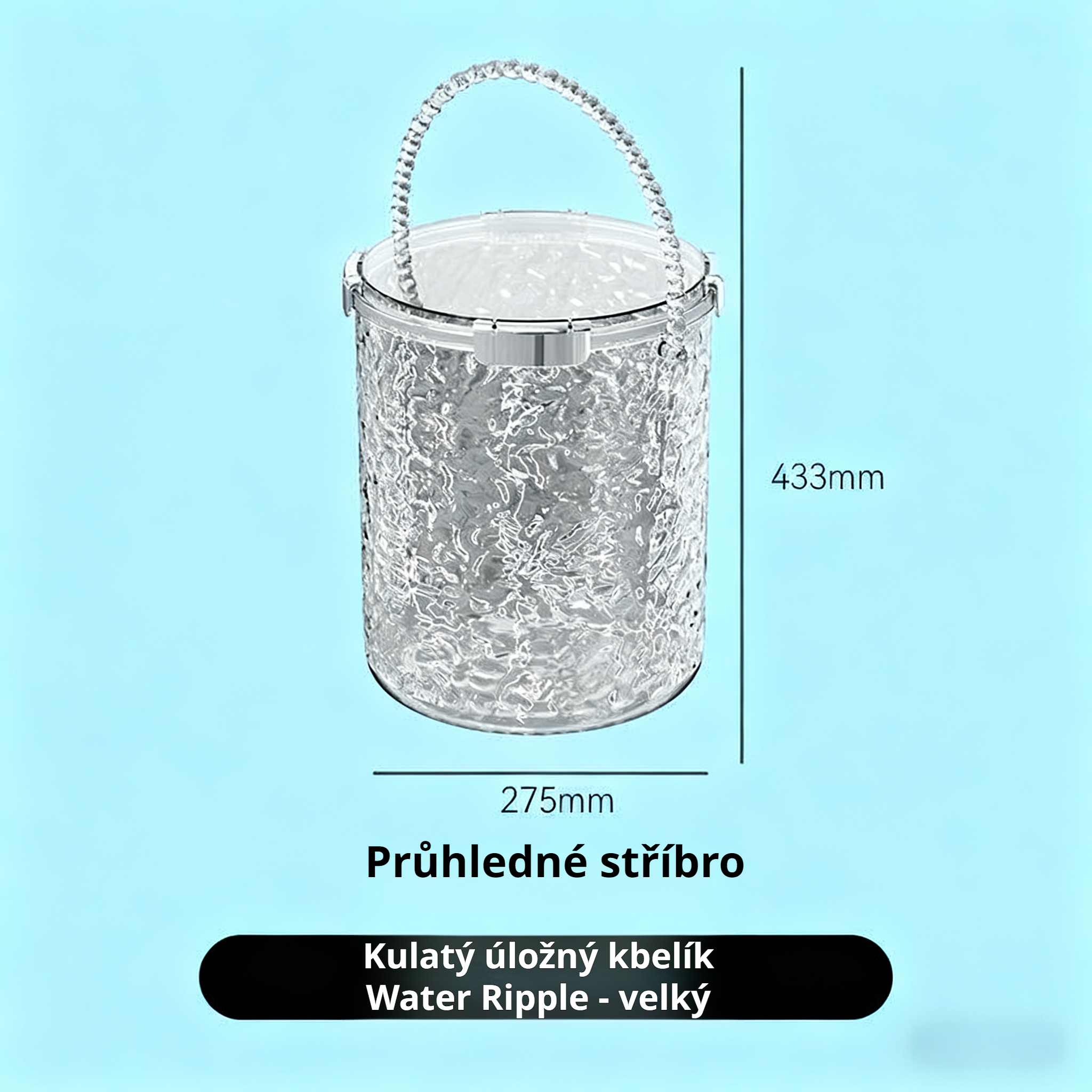 Velkokapacitní nádoba na chlazené nápoje a skladování ovoce a zeleniny