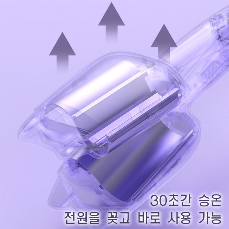 SL-음이온 액정 디지털 디스플레이 물결 웨이브 고양이 귀 고데기