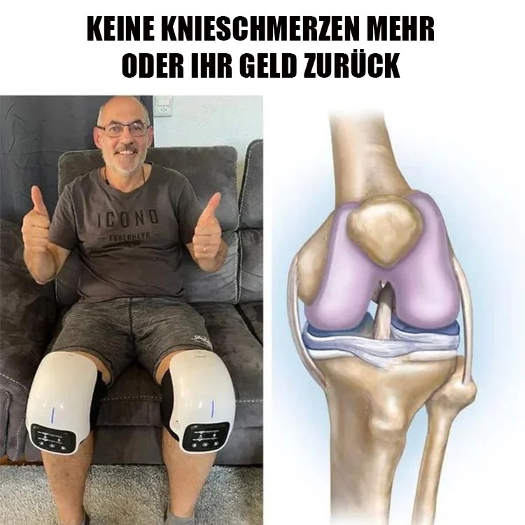 Intelligentes Kniemassagegerät drahtloses Rotlicht-Physiotherapiegerät