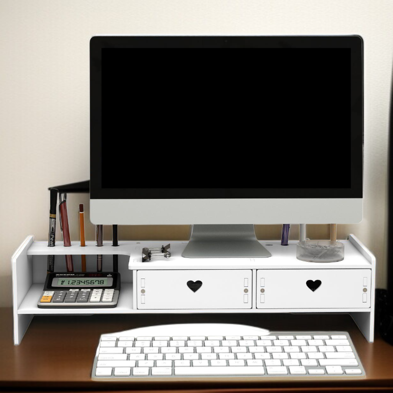 オフィス用コンピュータブースターシェルフ全体画像