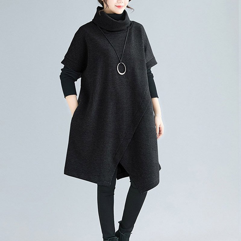 【ニットワンピース】ふんわり柔らかいニット素材を使用、ストレスフリーで快適な着心地を実現！2着目半额