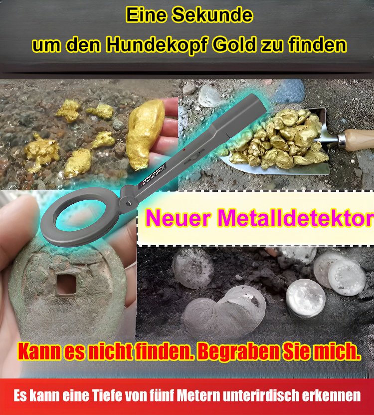 Hochempfindlicher Metalldetektor