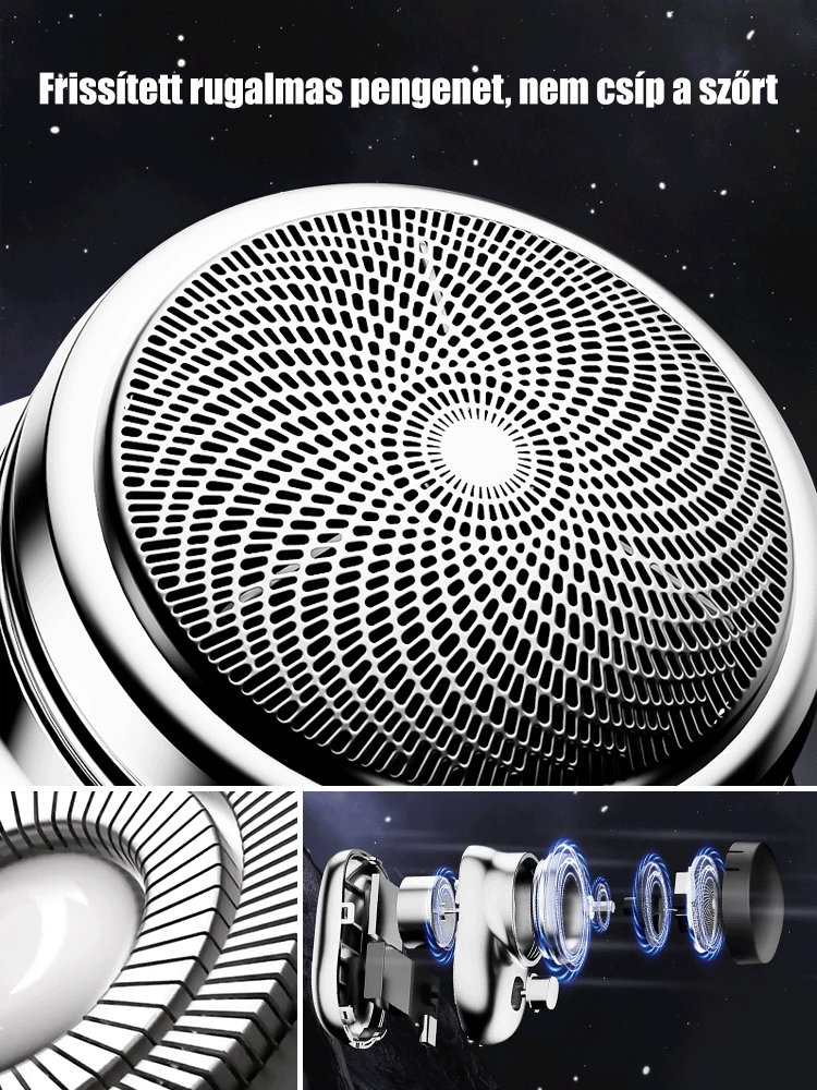 utazási elektromos hordozható borotva