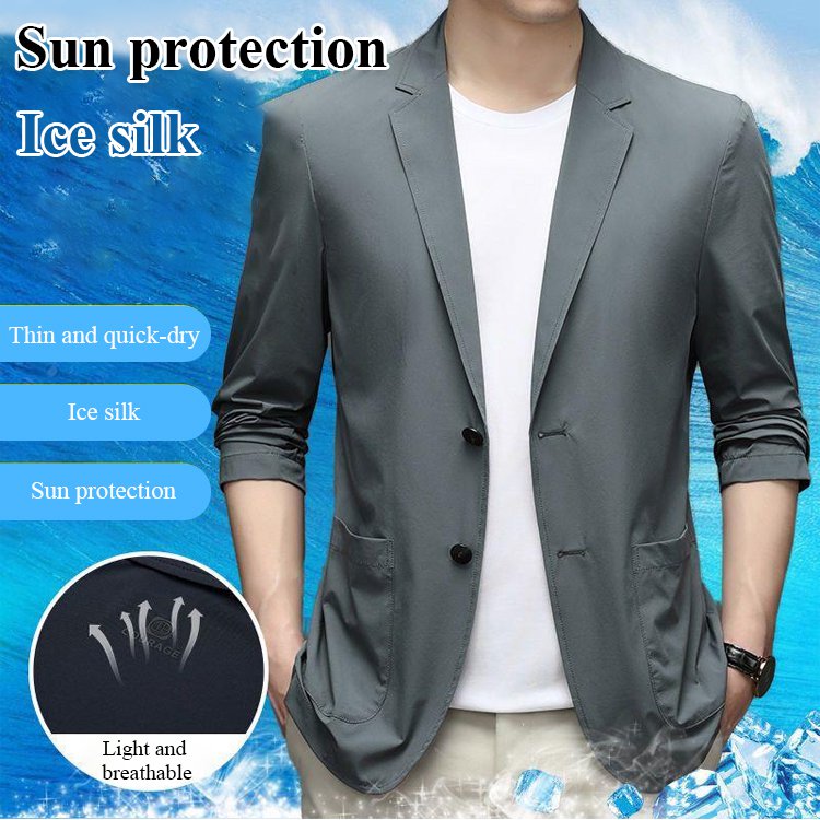Men's lightweight casual suit jacket