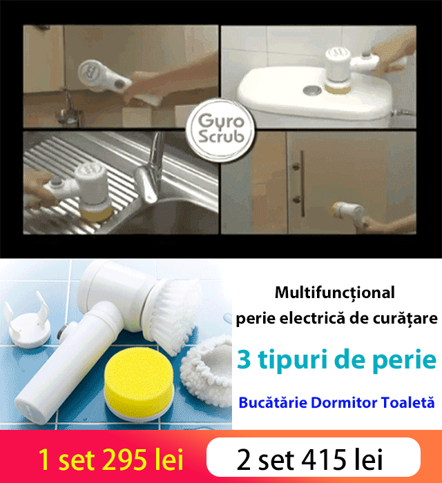 Perie electrică multifuncțională de curățare