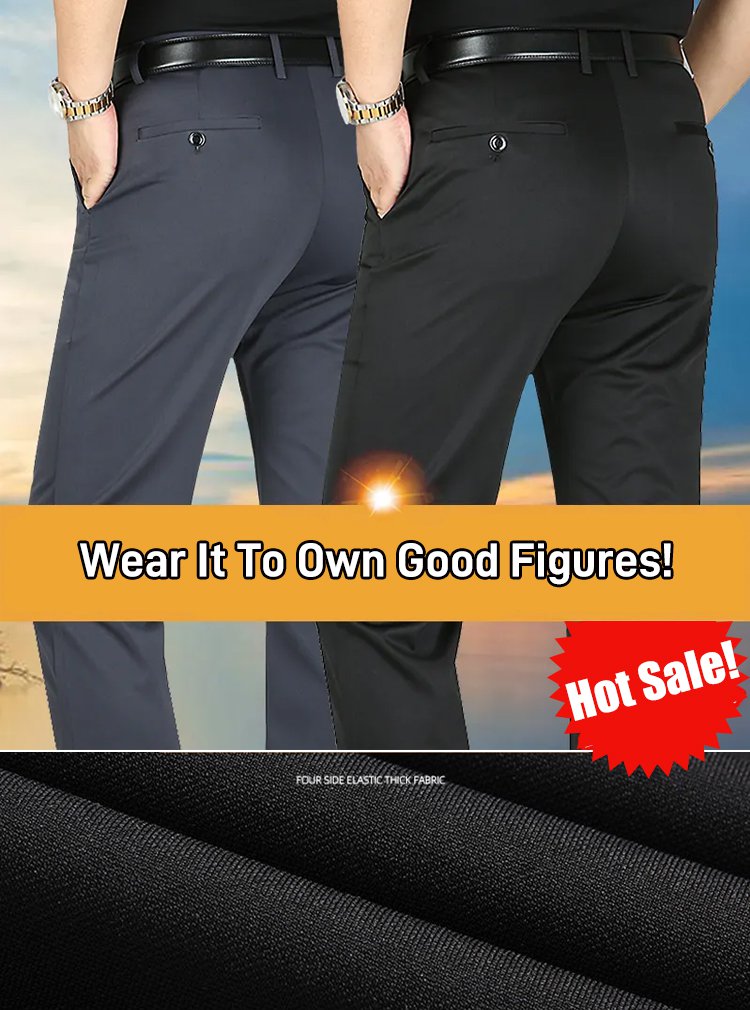 Ice Silk Stretch Men's Casual Pants