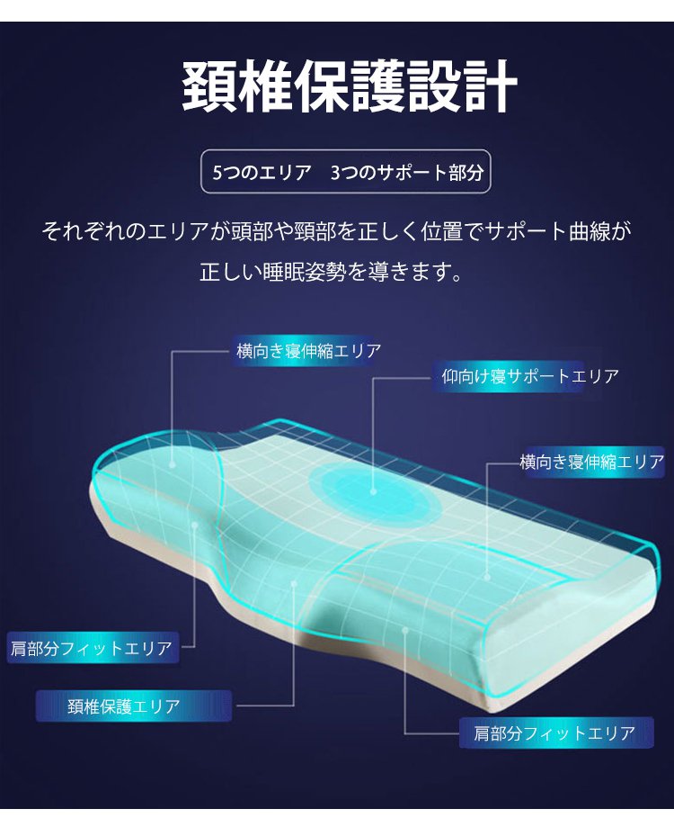 快眠枕の柔らかな素材感