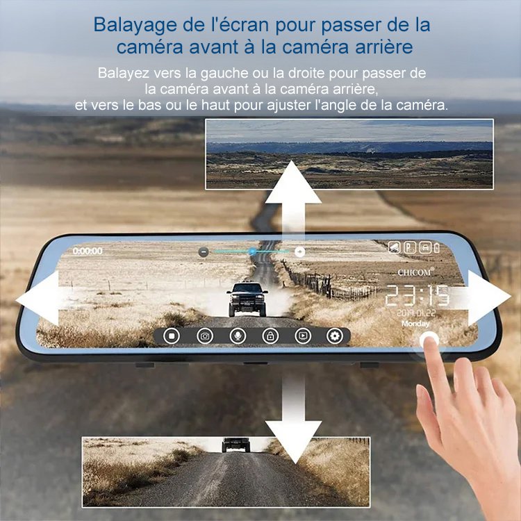 Caméra d'enregistrement automobile HD ultra-mince