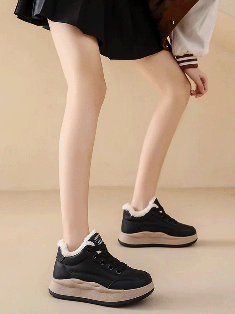 裏起毛ハイカットスニーカー