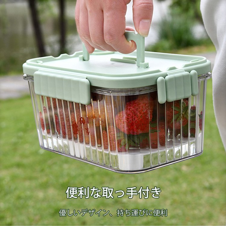 アイスボックス付きの鮮度保存容器