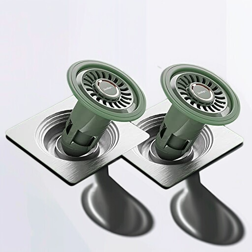 排水口カバー 防臭キャップ 洗濯機用2個セット