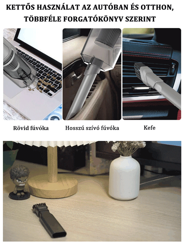 3 az 1-ben vezeték nélküli multifunkciós porszívó